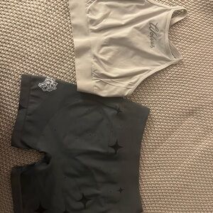 Darc Sport Black and Green Shorts w/ Bra